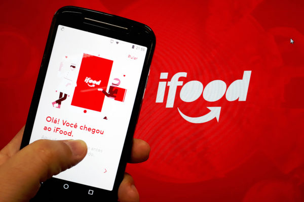 Máquina de cartão do iFood