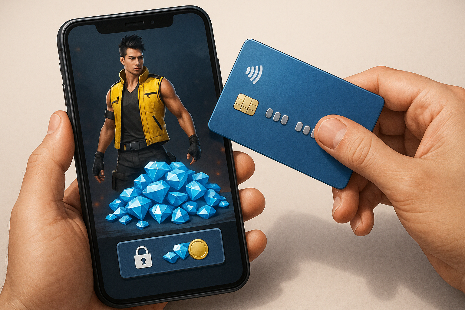 Recarregue Diamantes Com Total Segurança Agora